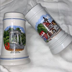 Pair of German beer mugs   NWOT